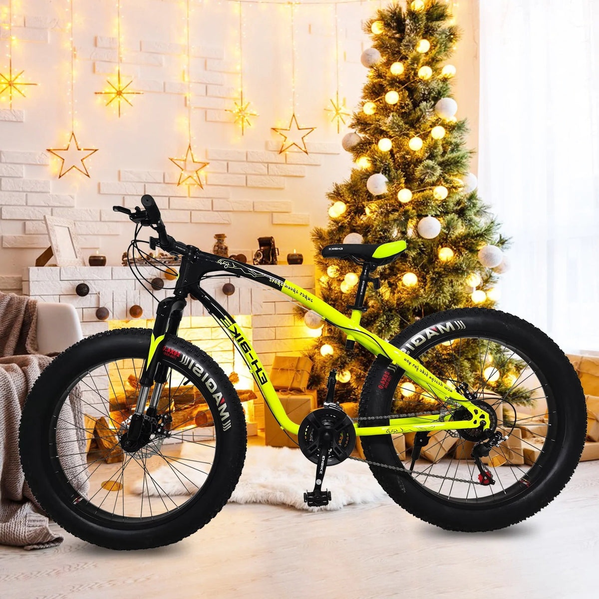 26-inch Fat Tire 21-Speed Mountain Bike B105