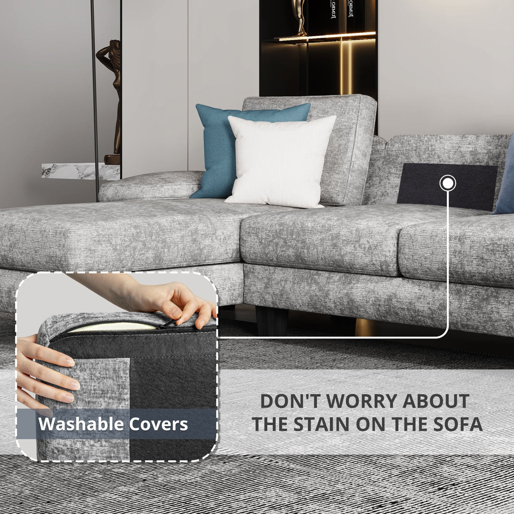 U-Shaped Sectional Sofa with Chaise Q2793