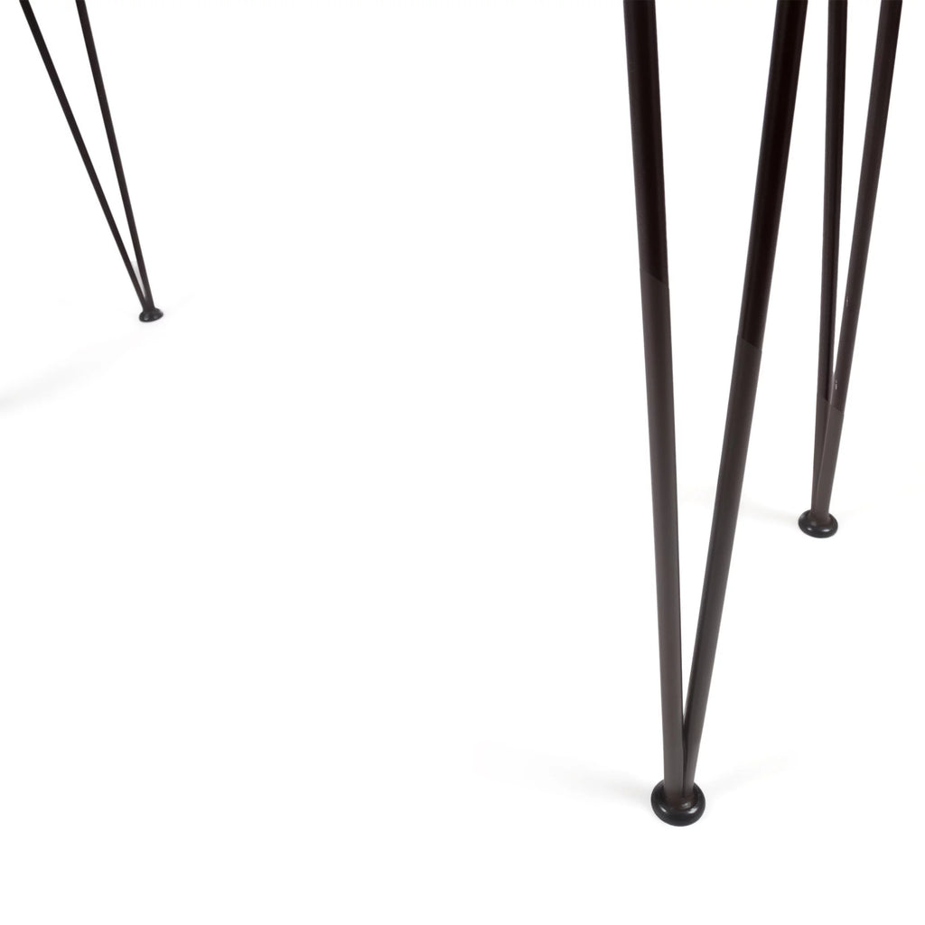 Acacia Wood Bar Set with Iron Frame P32717