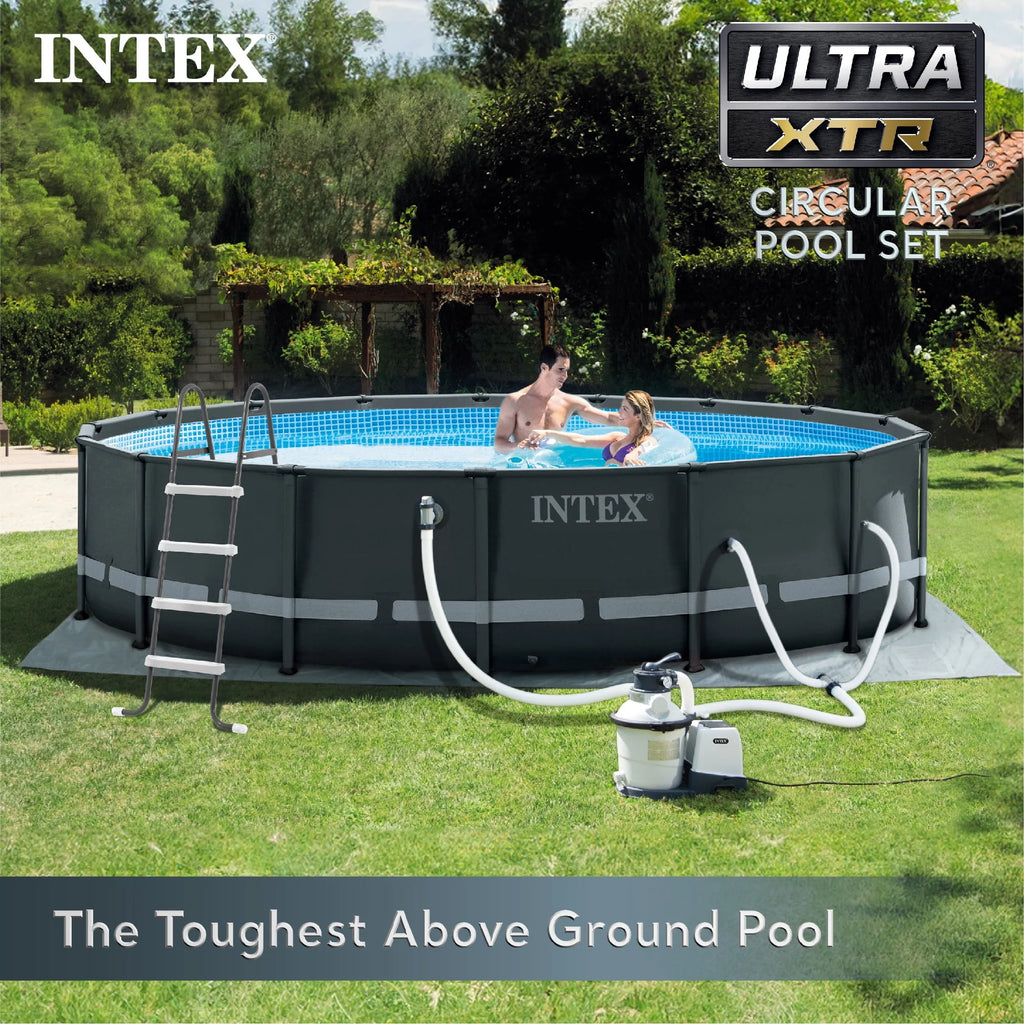 16' x 48 Above Ground Pool Set with Sand Filter Pump H308919