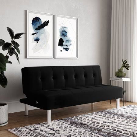 Black Convertible Futon Y956325