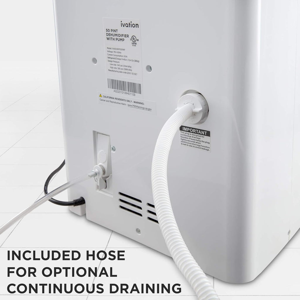 4,500 Sq Ft Dehumidifier with Pump F885595