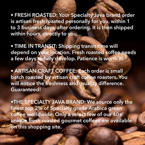 2.2 lb Whole Bean Medium Dark Roast Arabica Coffee O242419