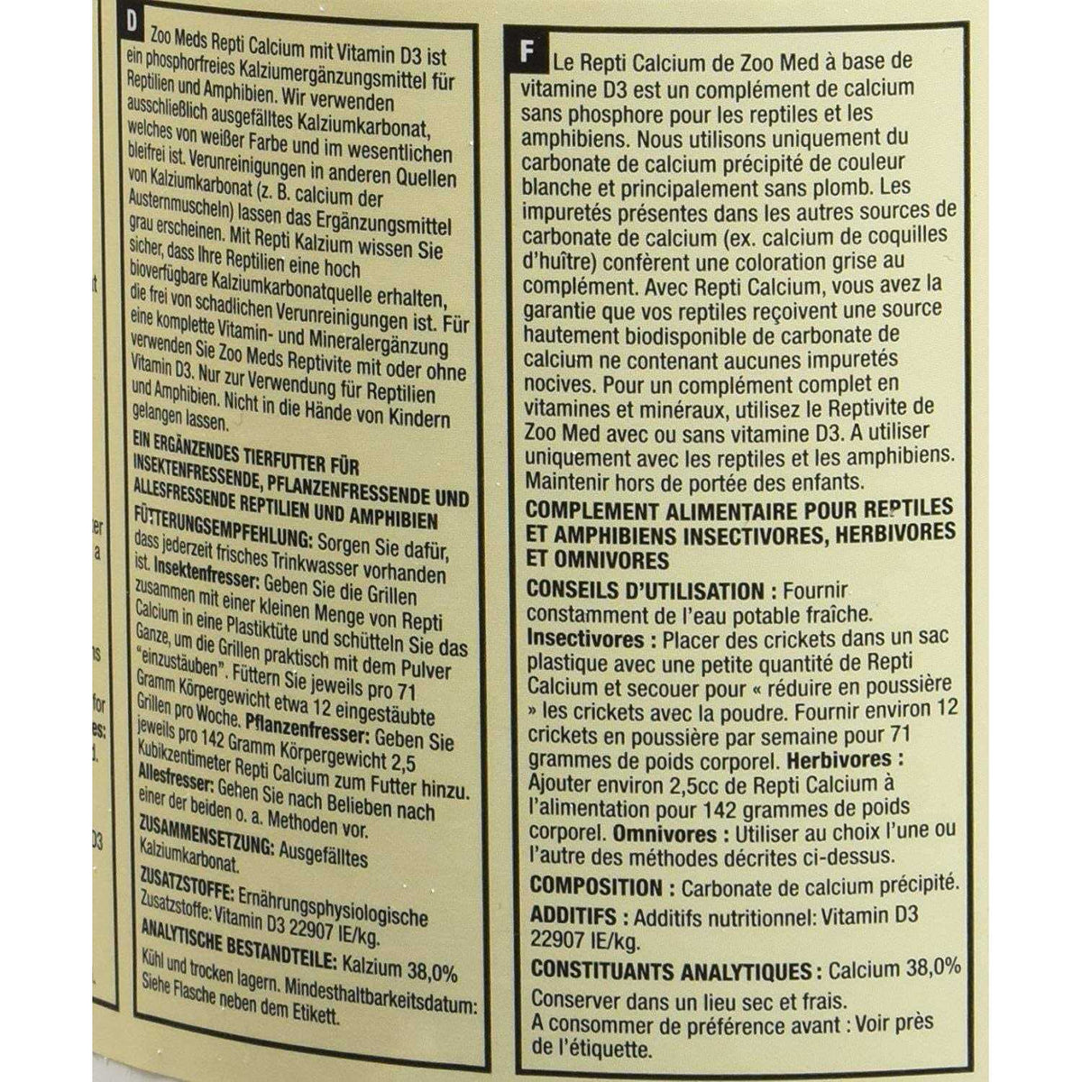 Repti Calcium with D3 U903606