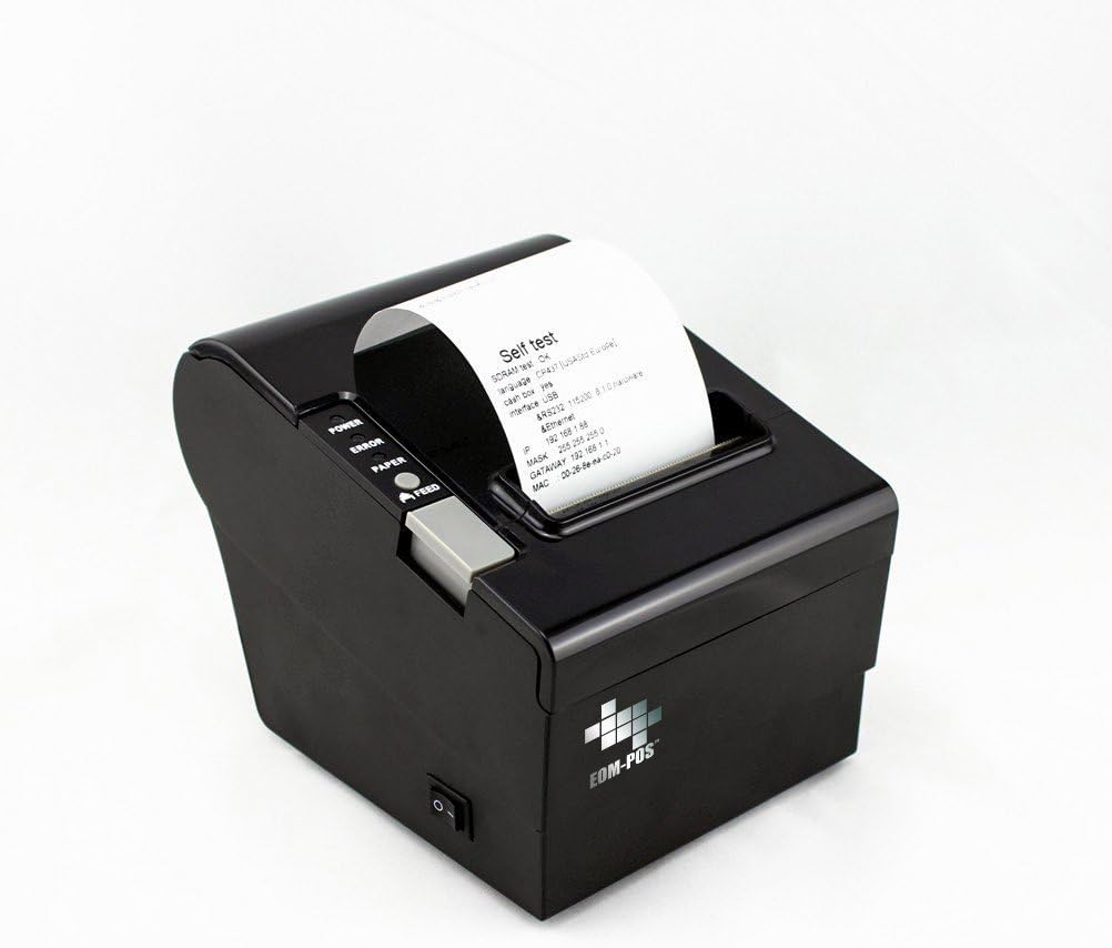 Thermal Receipt Printer with USB Ethernet Serial Ports Auto Cutter N551