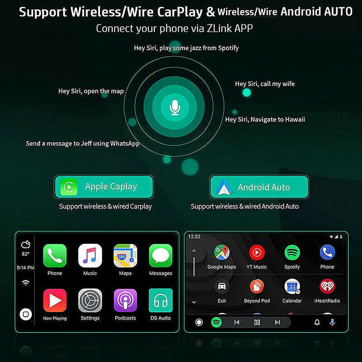 9 Inch Android Car Stereo Radio GPS Navigation 2+32GB U1259