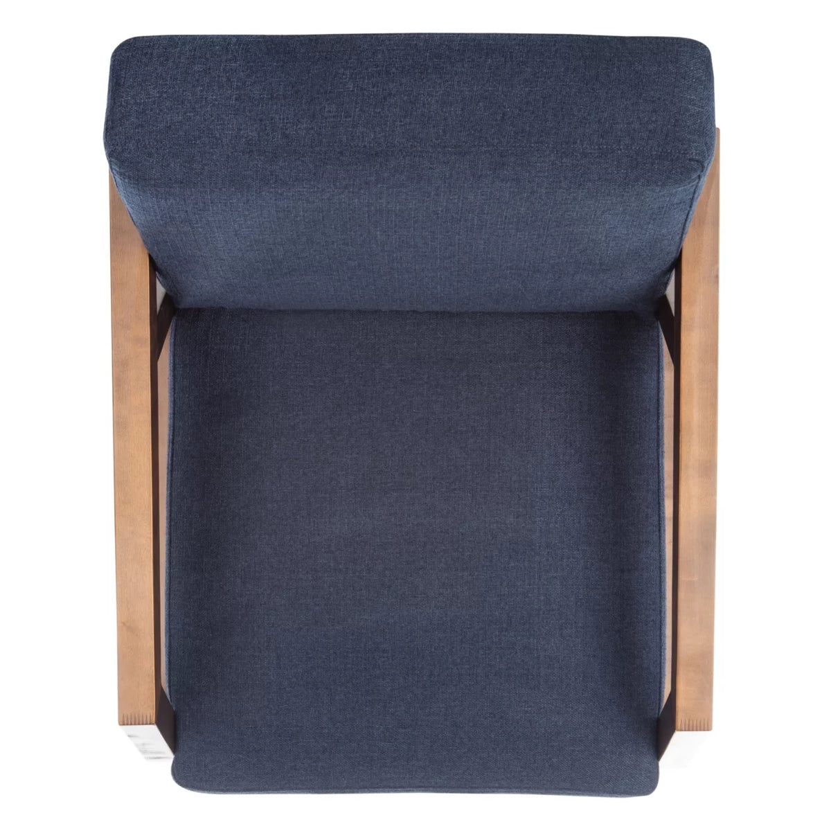 Navy Wood Arm Accent Chairs P49327