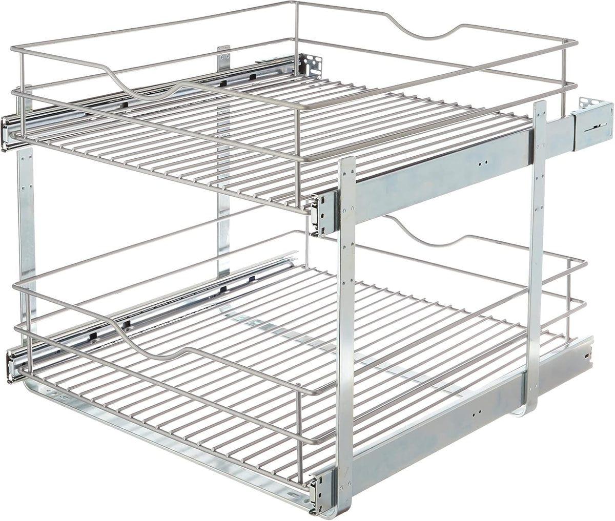 Double Tier Pull Out Cabinet Organizer D748955