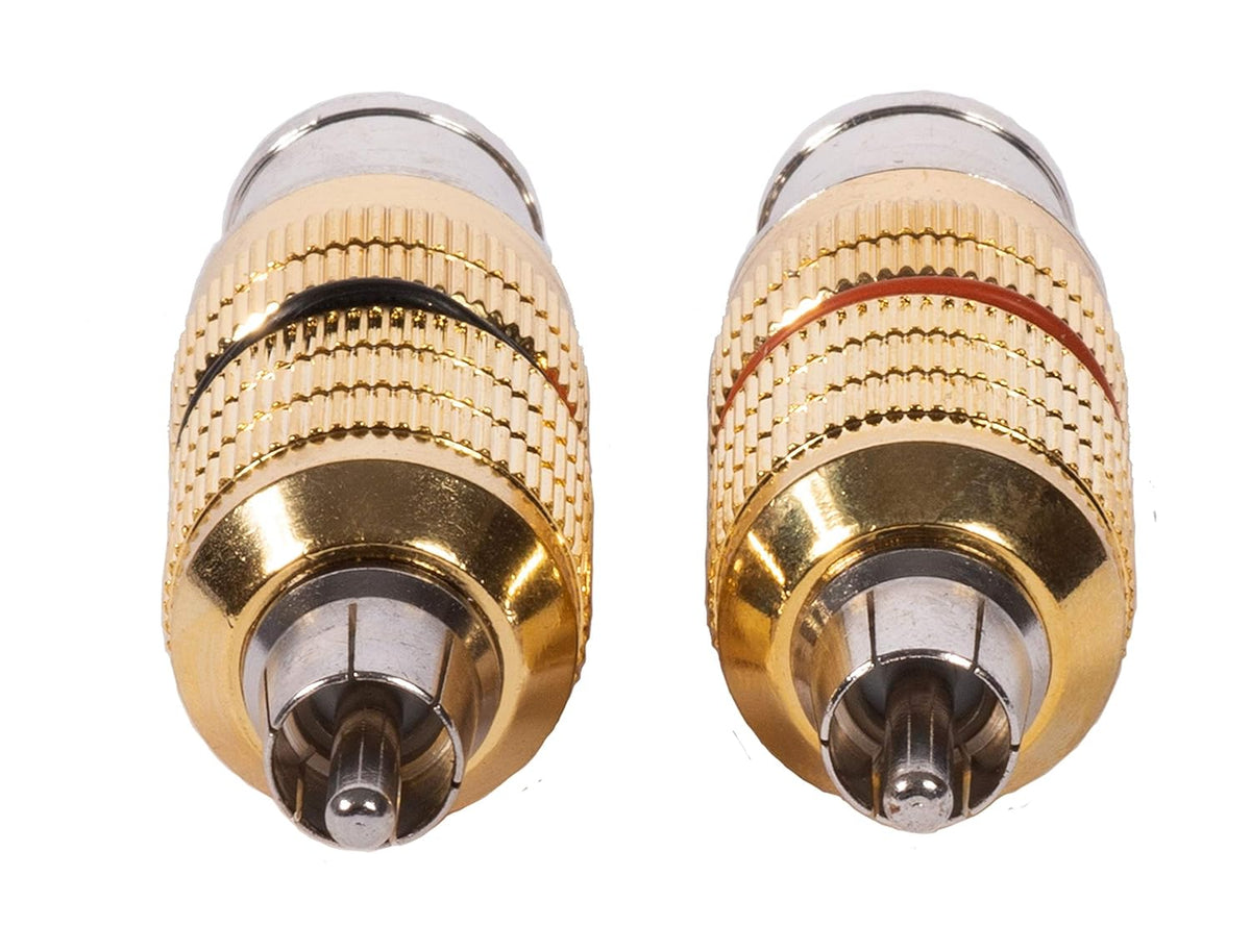 Female XLR to Male RCA Adapters 2 Pieces S24316