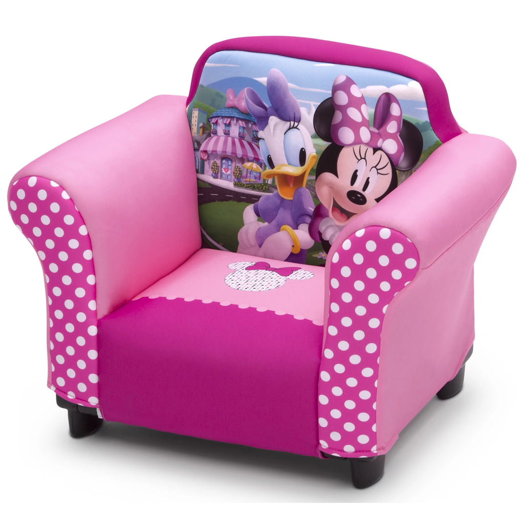 Kids Upholstered Chair with Sculpted Plastic Frame P5098