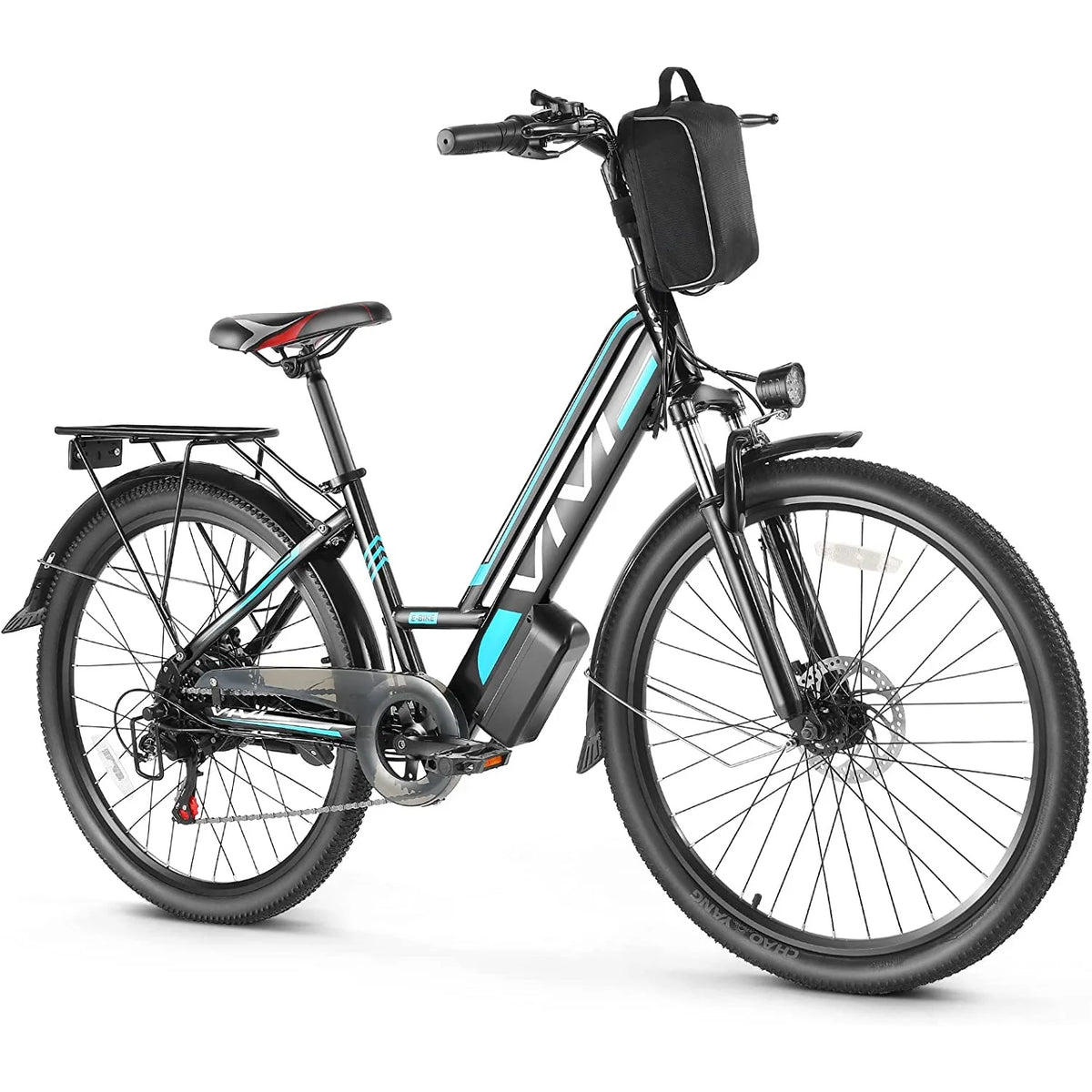 26" 500W Step-Through Electric Bike U386