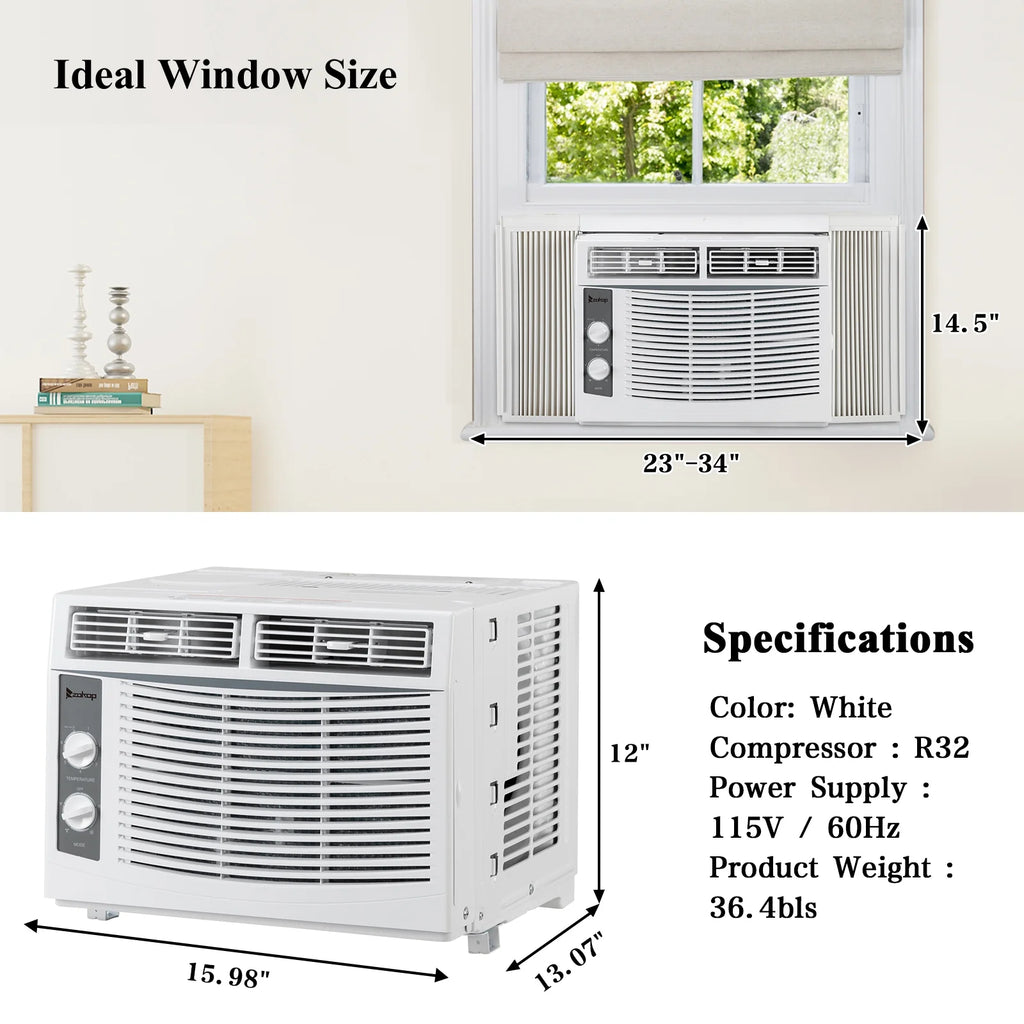 5,000 BTU Window Air Conditioner with Installation Kit R234064