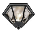 Black Outdoor Flush Mount M378