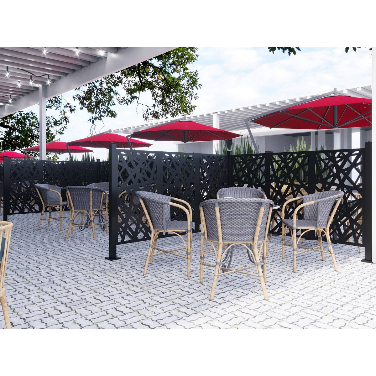 Lasercut Metal Panel Room Partition G676936
