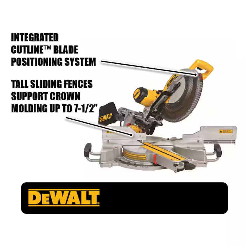 15 Amp 12 in. Double Bevel Sliding Compound Miter Saw P586572