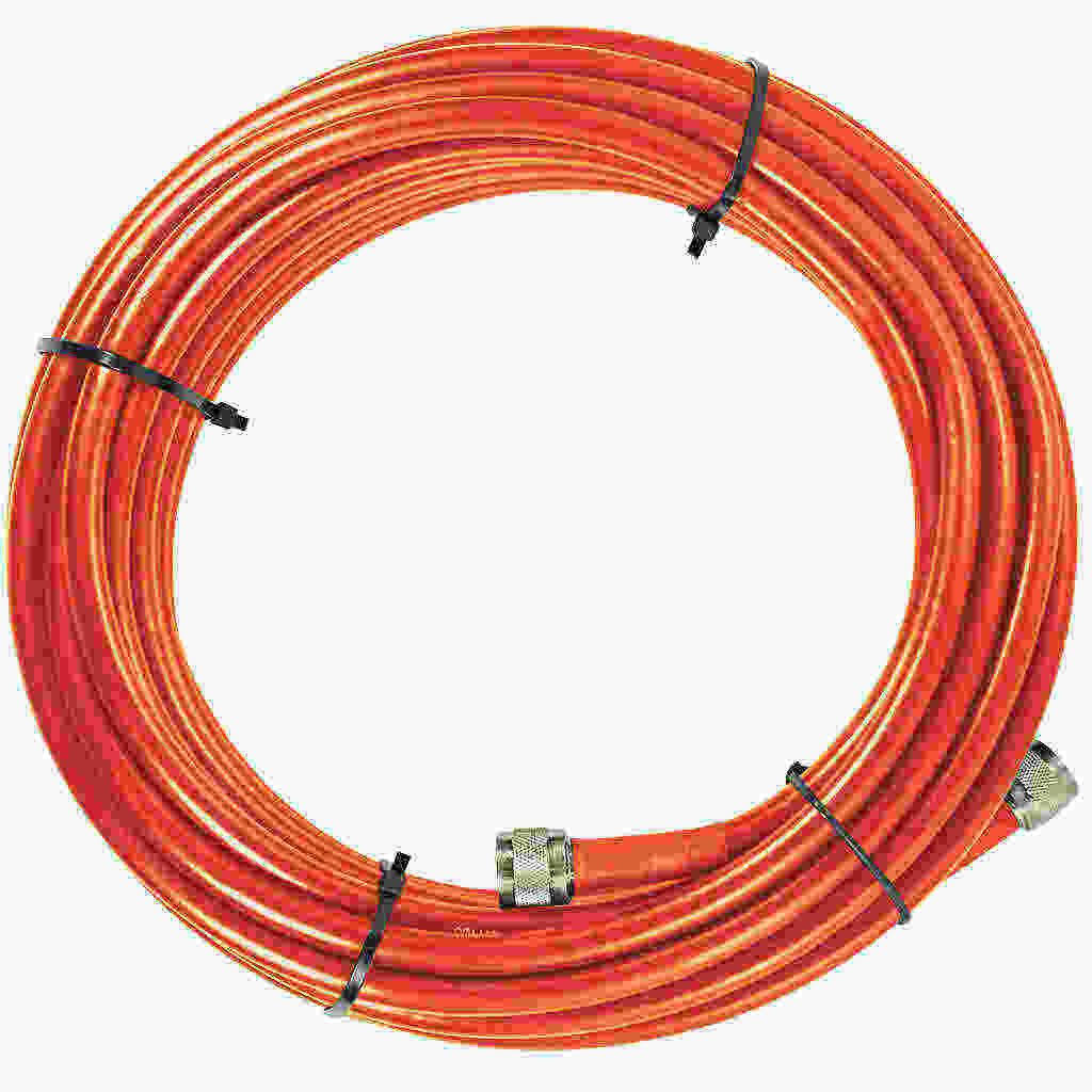 30 ft Ultra Low Loss Coax Plenum Cable with N-Male Connectors A7779
