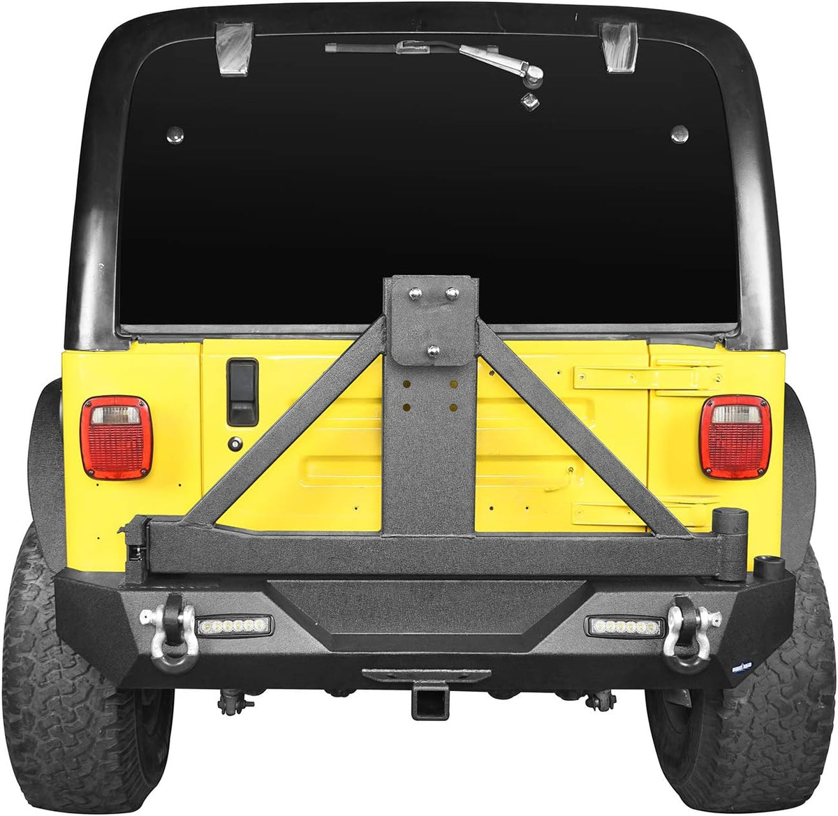 Front Bumper & Rear Bumper Combo with Tire Carrier Set L506