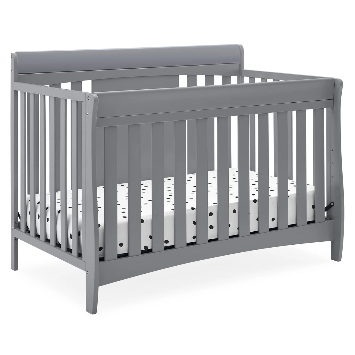 Grey 6-in-1 Convertible Baby Crib C6342