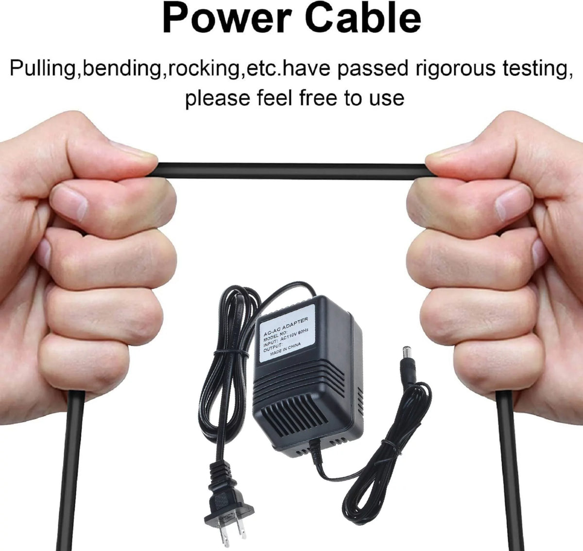 12VAC AC Adapter Replacement for Wired Dog Fence Transmitter U24822
