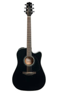 Black Cutaway Dreadnought Acoustic Electric Guitar C21818