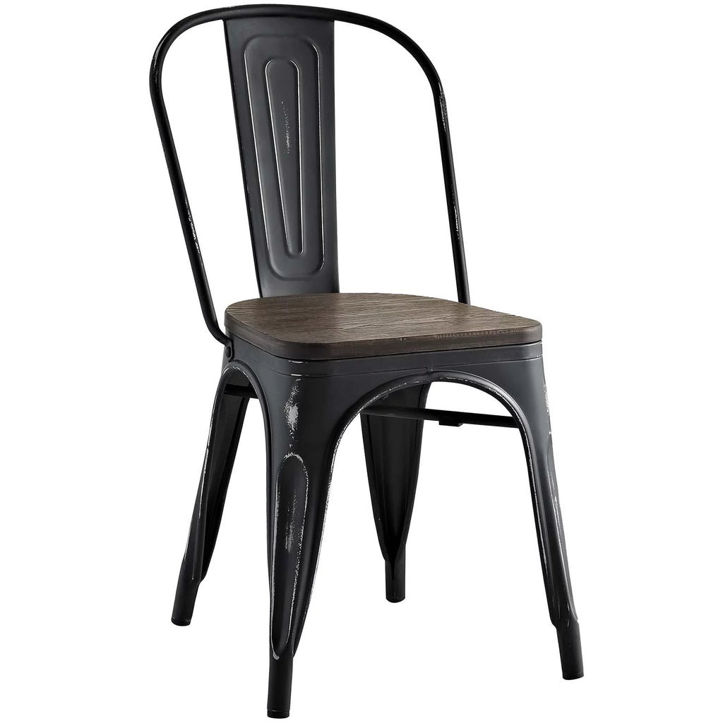 Bamboo Dining Side Chair Set of 4 E77308