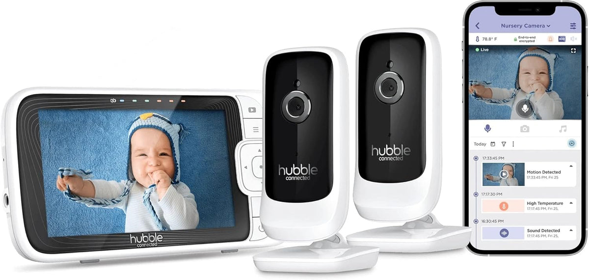5 Smart Video Baby Monitor with 2 Cameras A37979