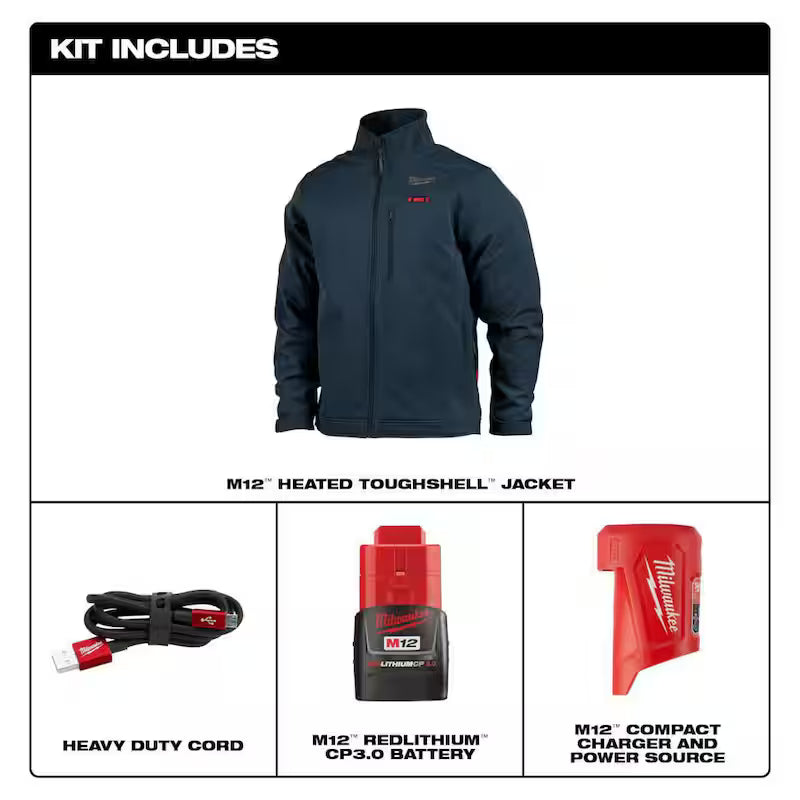 Navy Blue Heated Jacket N79012