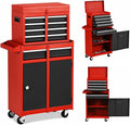 5 Drawer Rolling Tool Chest Cabinet with Wheels and Locking System F35788
