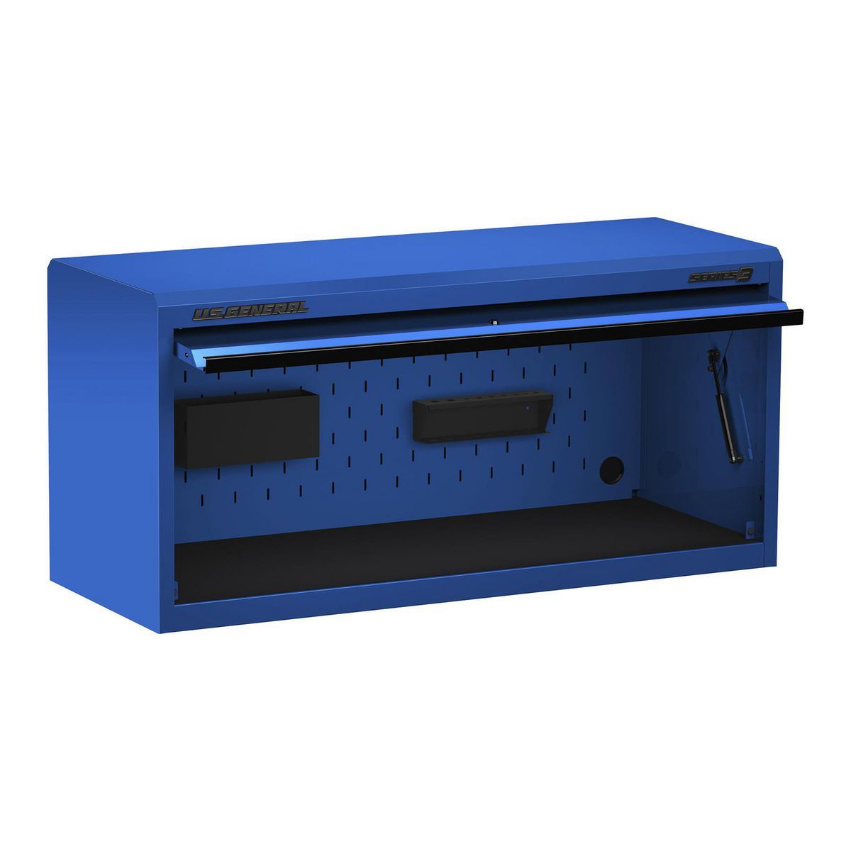 56 in. x 22 in. Blue Work Center Hutch X268246