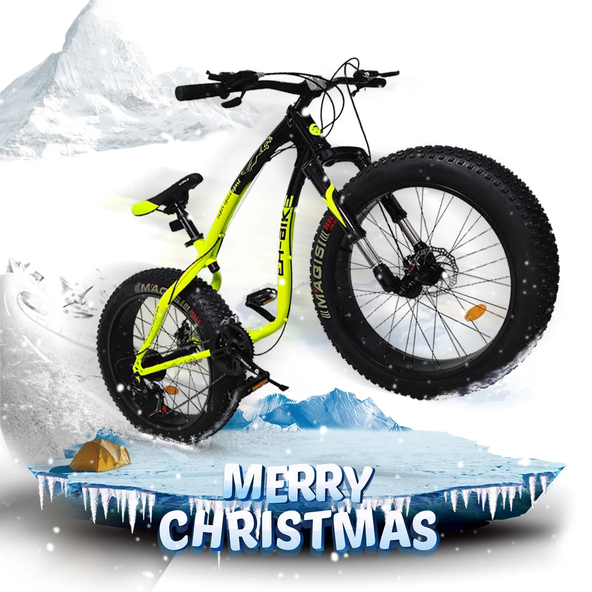 26-inch Fat Tire 21-Speed Mountain Bike B105