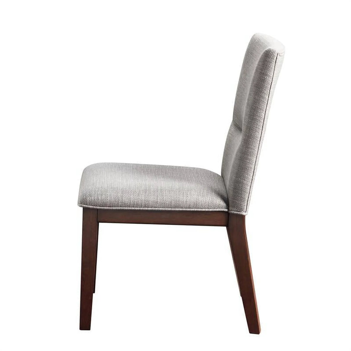 5-Piece Dining Set Brown Beige Chairs J608968