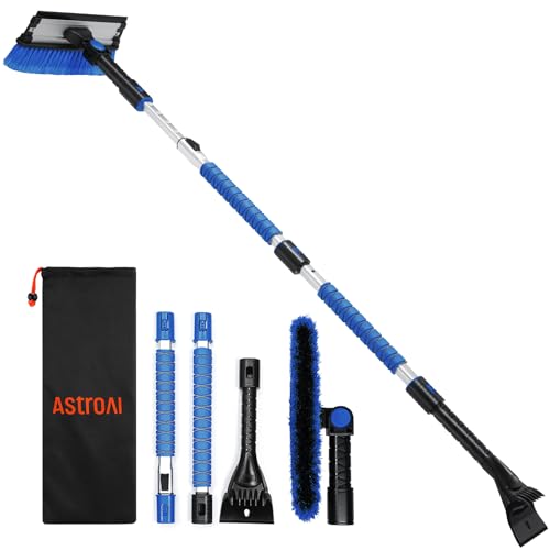 3 in 1 Extendable Ice Scraper Snow Brush with Squeegee P324