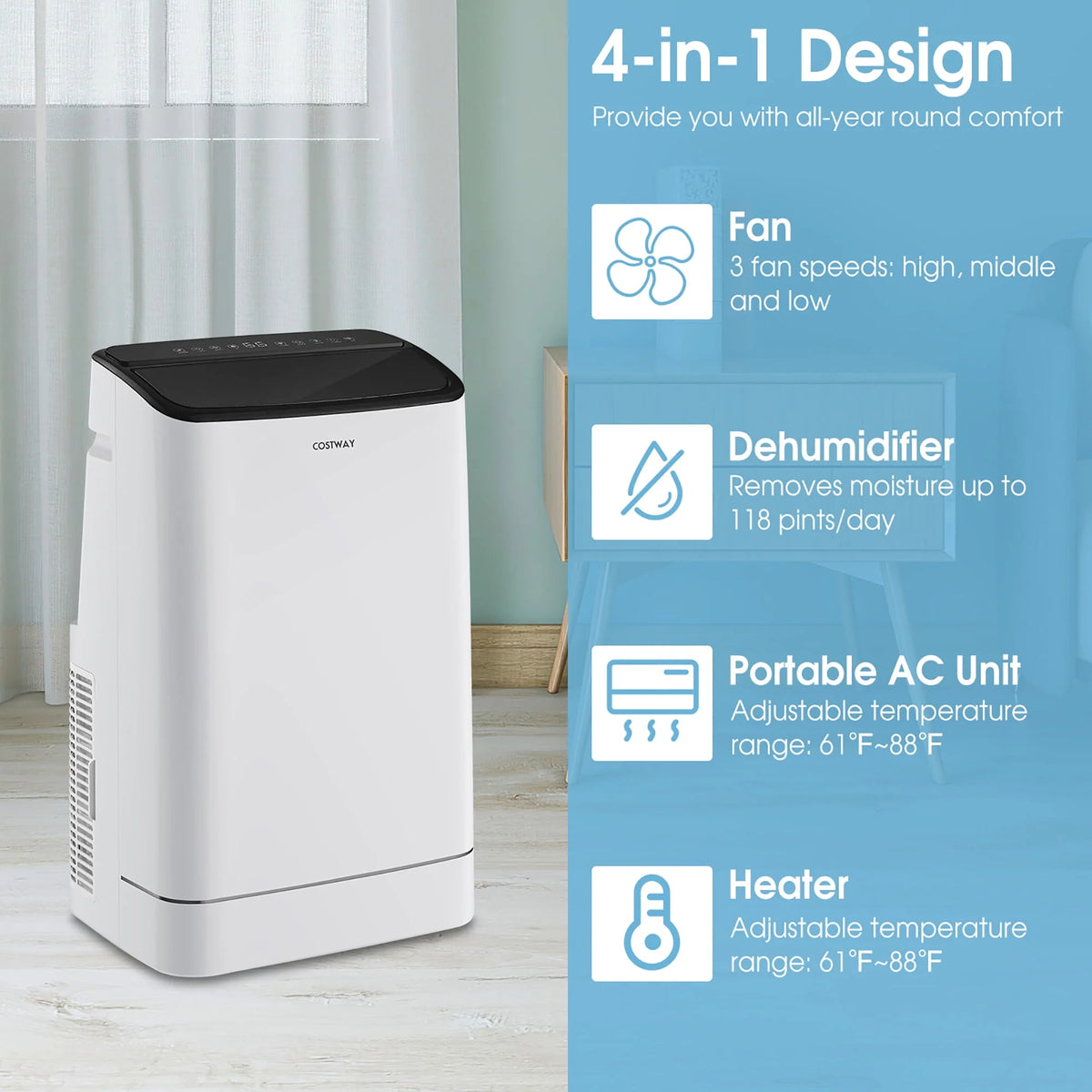 15000 BTU Portable Air Conditioner M72693