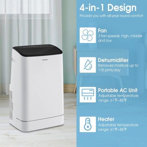 15000 BTU Portable Air Conditioner M72693