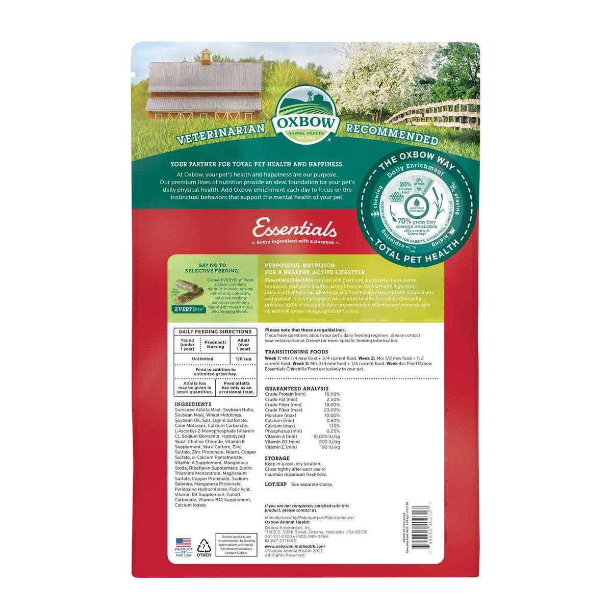 Chinchilla Food U48797
