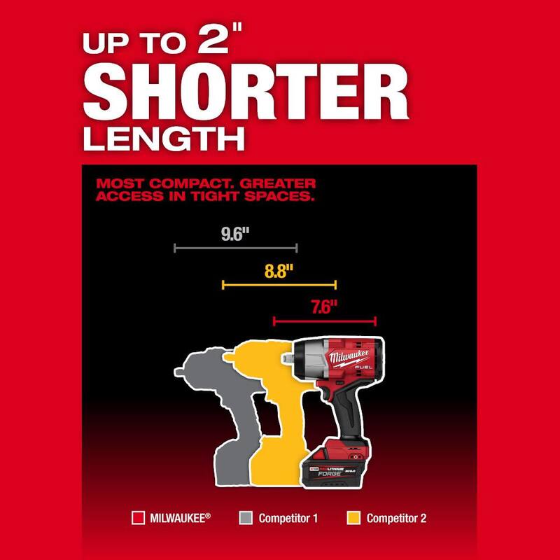18V Lithium-Ion Brushless Cordless 1/2 in. Impact Wrench Y90076
