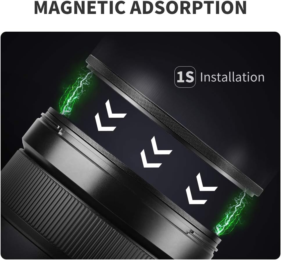 82mm Magnetic Lens Filter Kit with 4 in 1 Filter Pouch O619