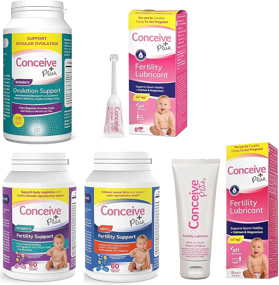 Fertility Supplements and Sperm Friendly Lubricants J7961