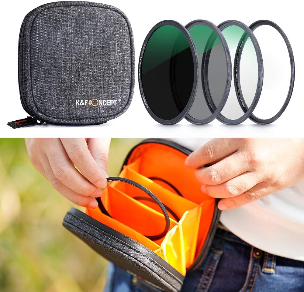 82mm Magnetic Lens Filter Kit with 4 in 1 Filter Pouch O619