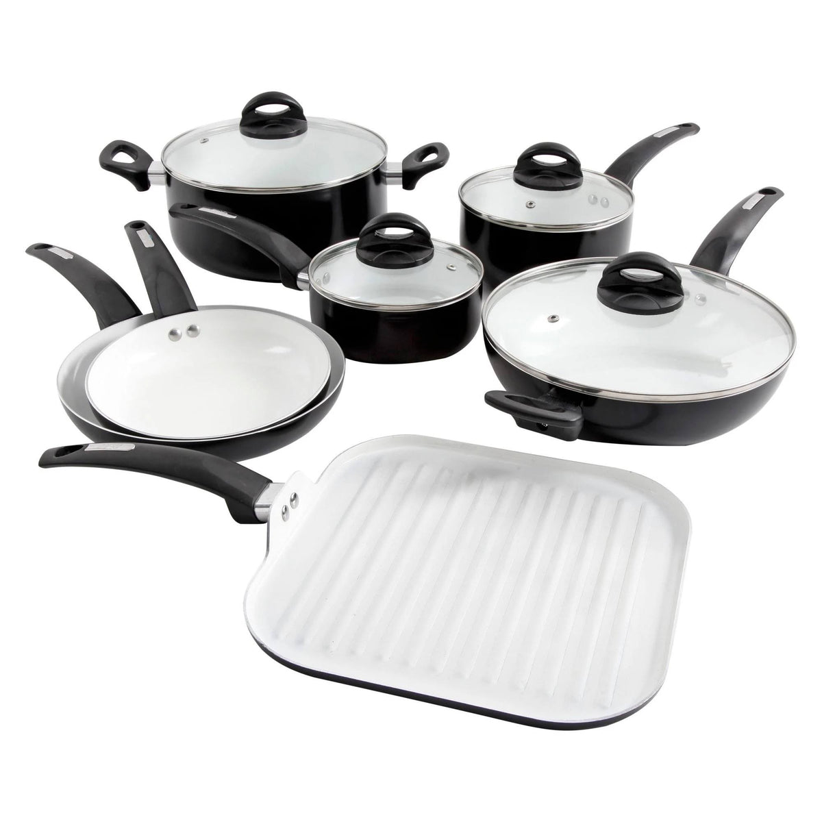 11-Piece Aluminum Cookware Set L52993