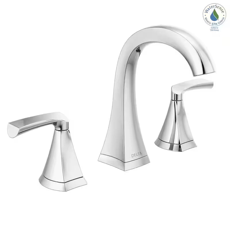 Chrome 2-Handle Bathroom Faucet N1320
