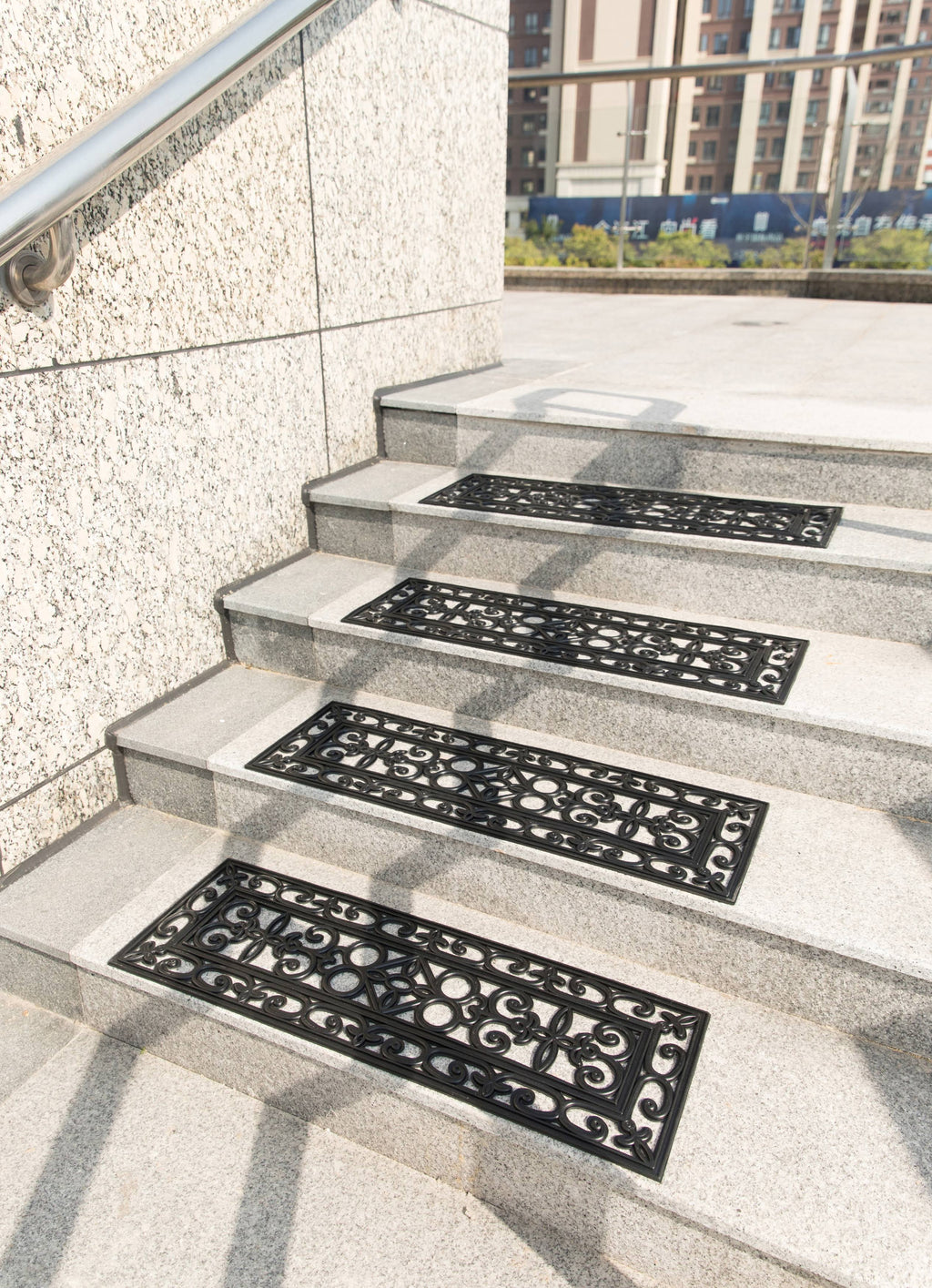 Set of 4 Anti-Slip Stairs Tread Mat G925339