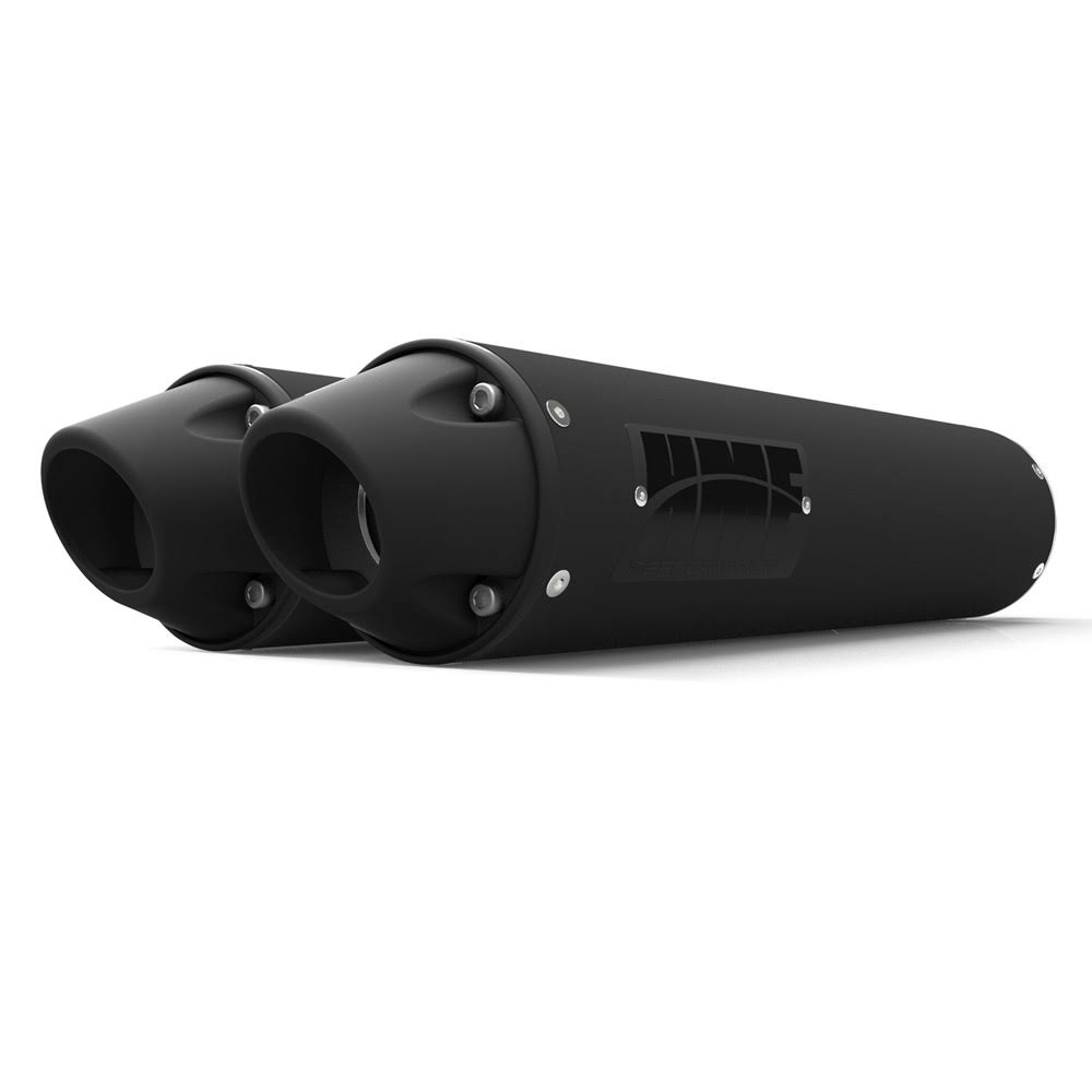 Black Cerakote Dual Slip On Exhaust Y9275