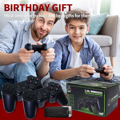 Wireless Retro Game Console with 20,000+ Games and 2.4GHz Wireless Controller U51619
