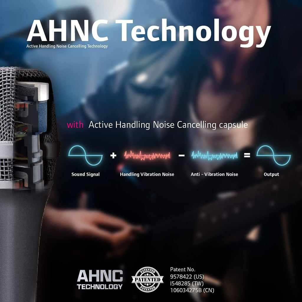 Dynamic Microphone Vocal with Super-Cardiod Unidirectional Black J500368