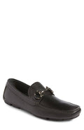 Nero Leather Driving Moccasin F960804