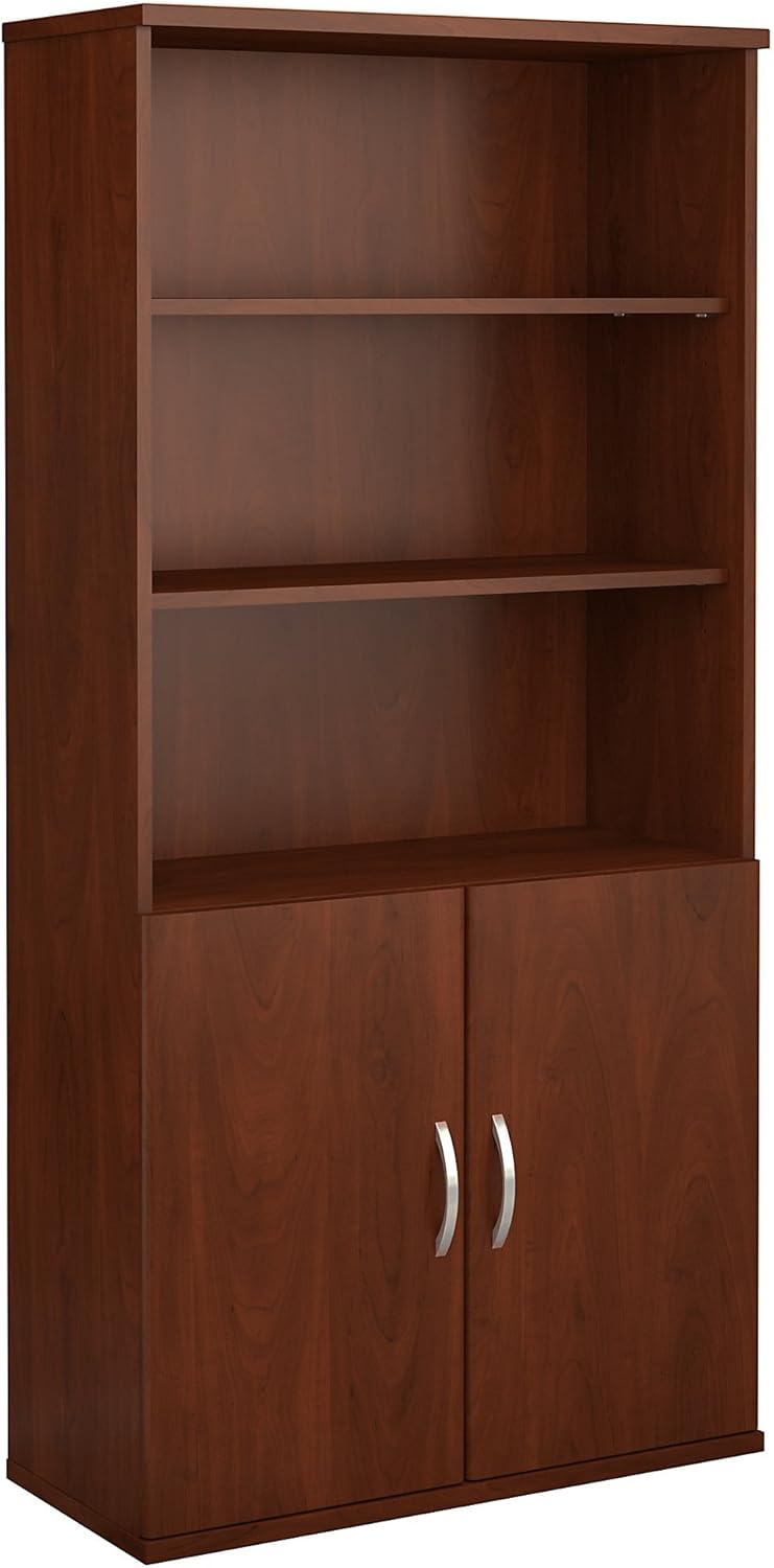 36W 5 Shelf Bookcase with Doors F44737