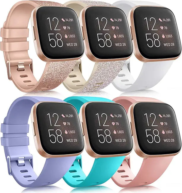 6 Pack Soft Silicone Sport Bands C8508