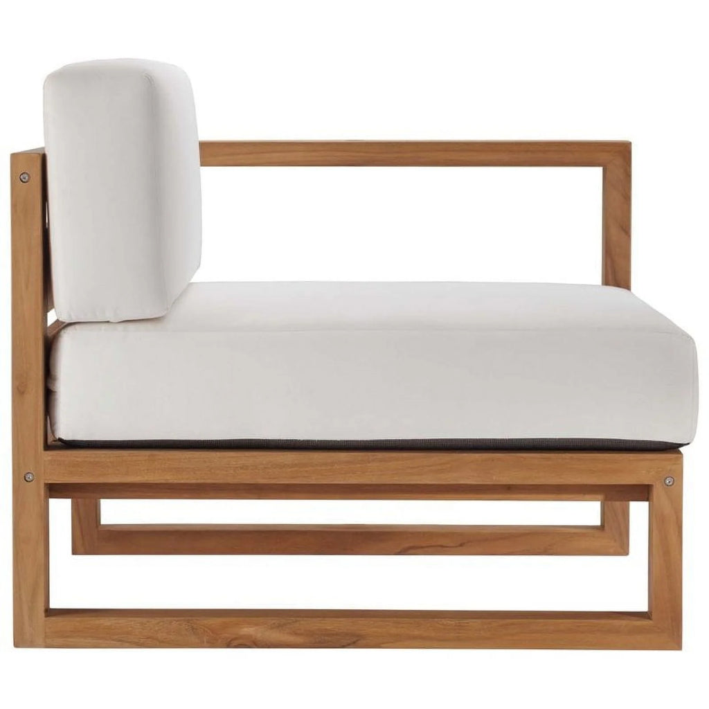 3 Piece Solid Teak Wood Patio Sectional J156