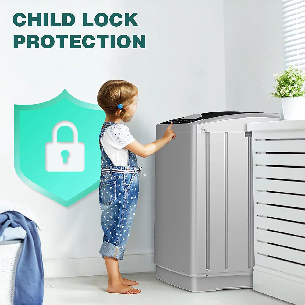 Portable Full-Automatic 1.8 Cu. ft. Top Load Washing Machine C95819
